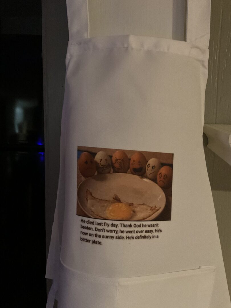 A bag with some pictures on it