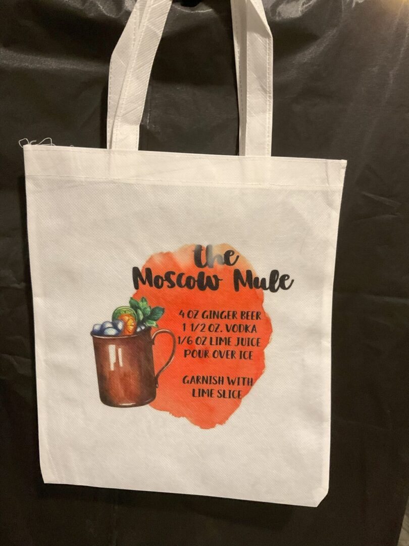 A bag that has some type of drink in it